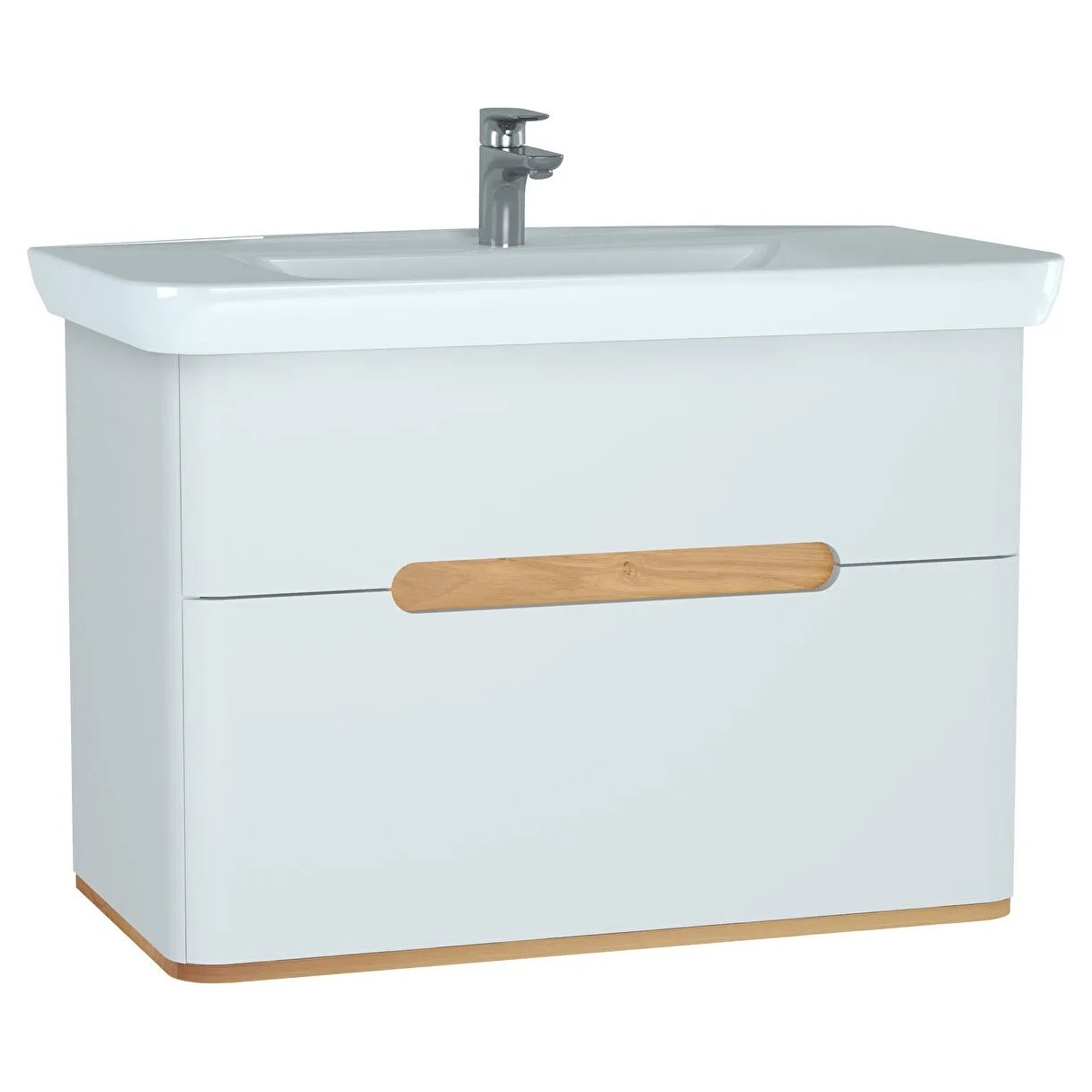 Sento 1000mm Wall Hung Vanity Unit & Basin