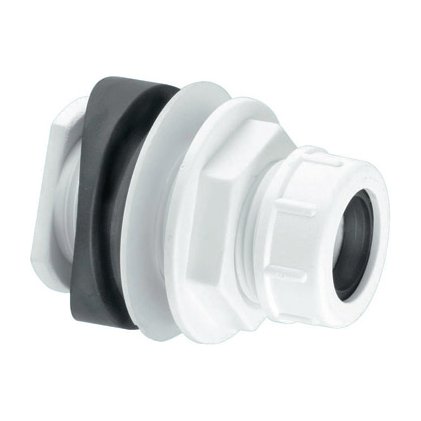 S&RW x 19/23mm White Boss Connector