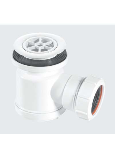 Shower Trap 70mm x 50mm White