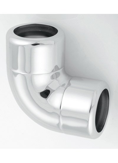 Chrome Plated 90° Bend 32mm