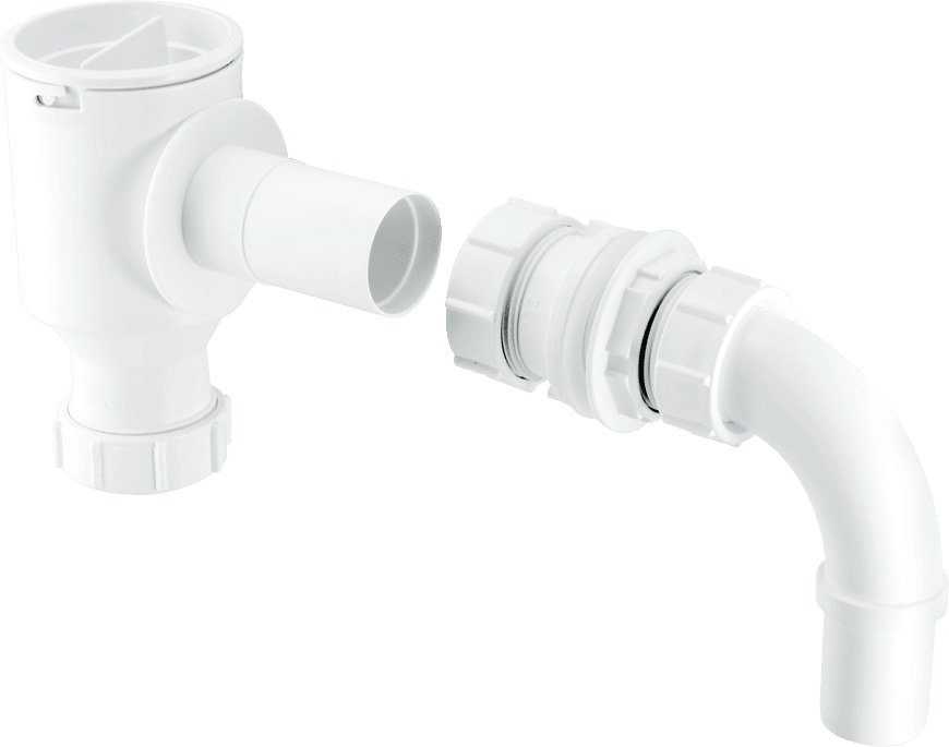 1¼" Complete Screened Tank Overflow Connector - Extended