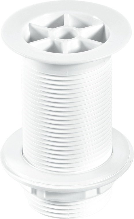 1¼" Flush Flange Urinal Waste 3 ½" Tail White