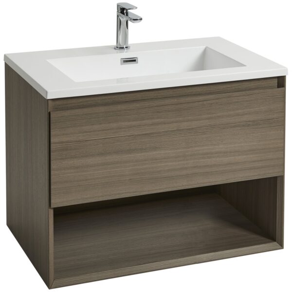 Oakley 800 Wall Hung 1-Drawer Vanity Unit with Armastone Basin