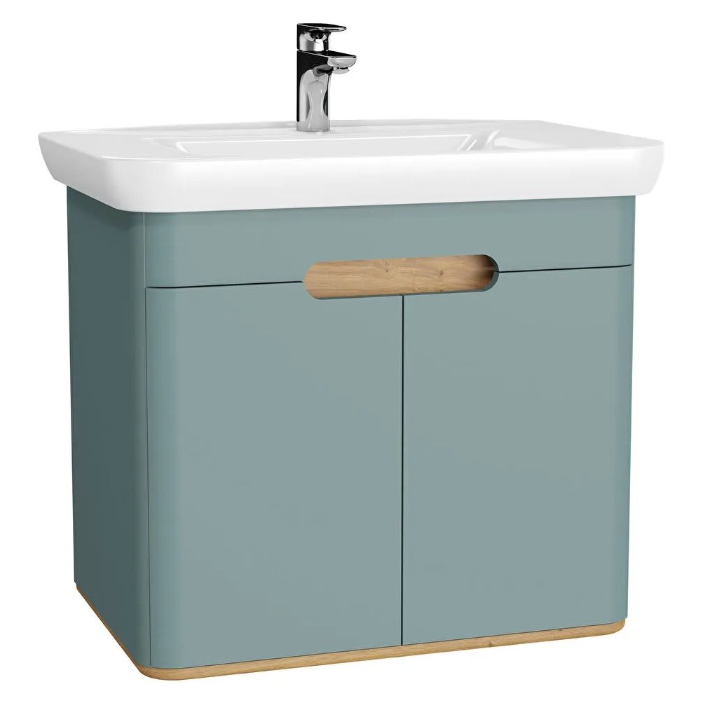 Sento 800mm Wall Hung Vanity Unit & Basin