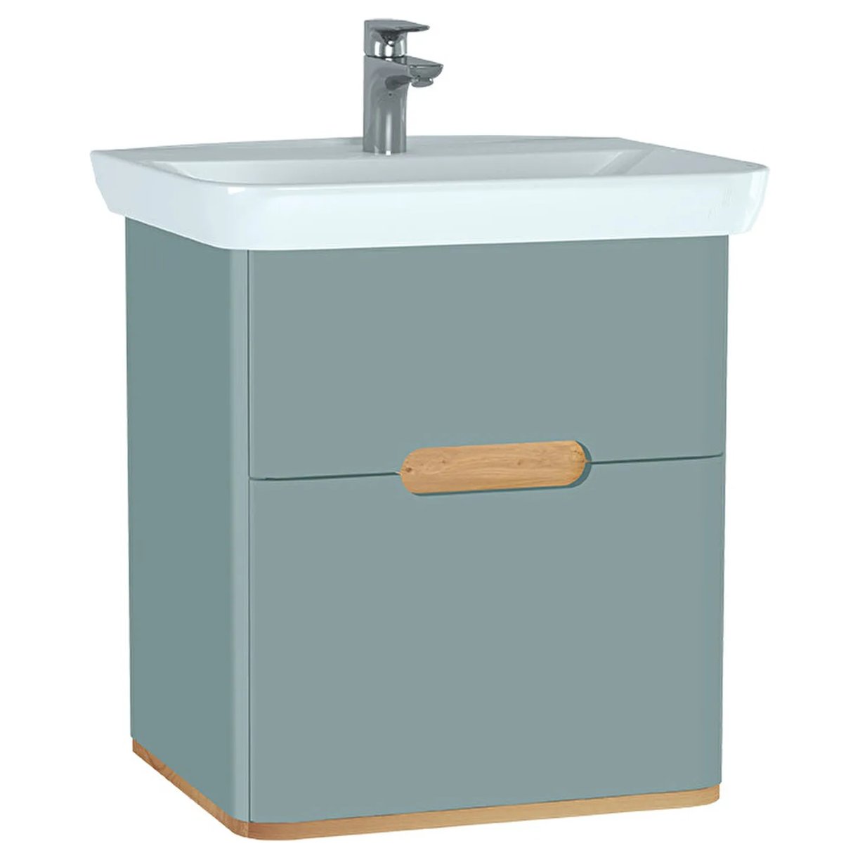 Sento 650mm Wall Hung Vanity Unit & Basin