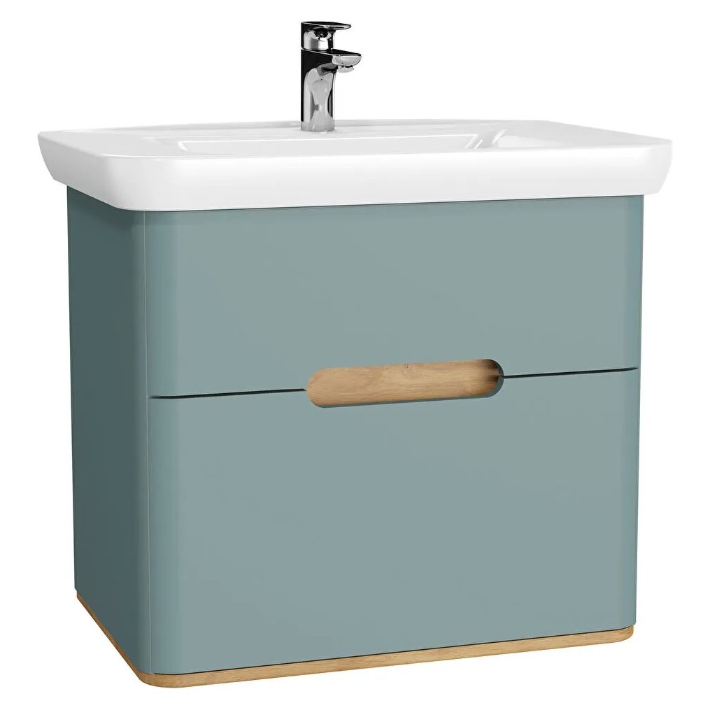 Sento 800mm Wall Hung Vanity Unit & Basin