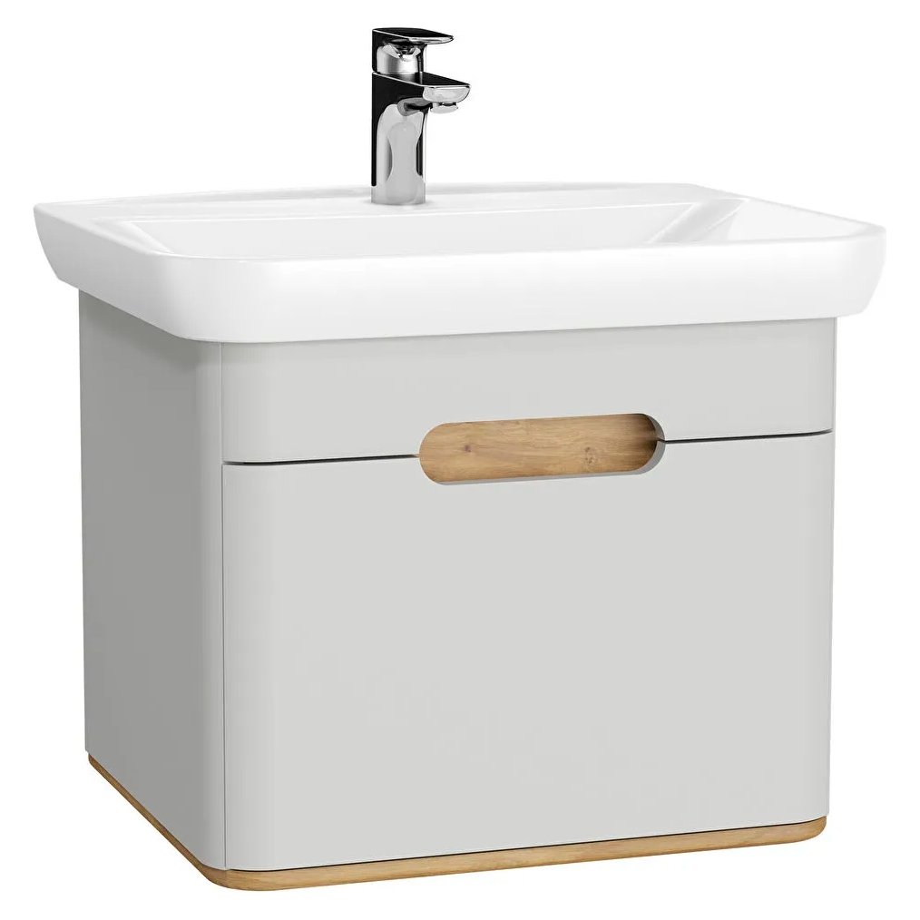 Sento 650mm Wall Hung Vanity Unit & Basin