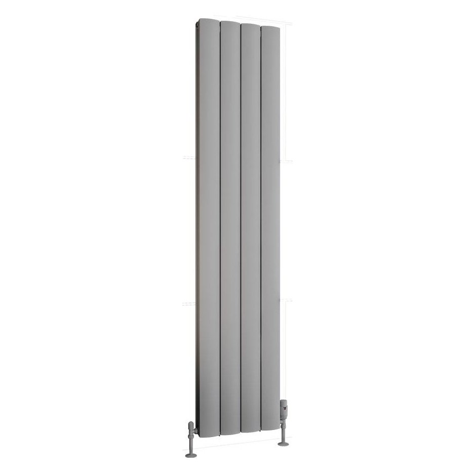 Guardia Aluminium Radiator 1800 x 375mm