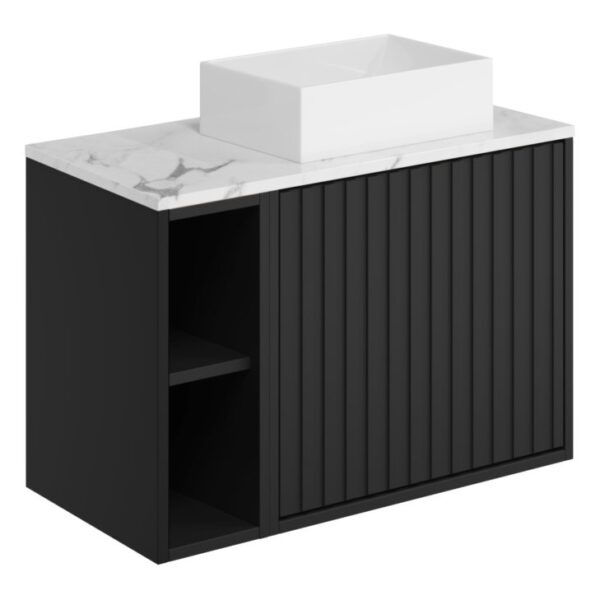 Alfie 800 Wall Hung Vanity Unit, Worktop & Basin