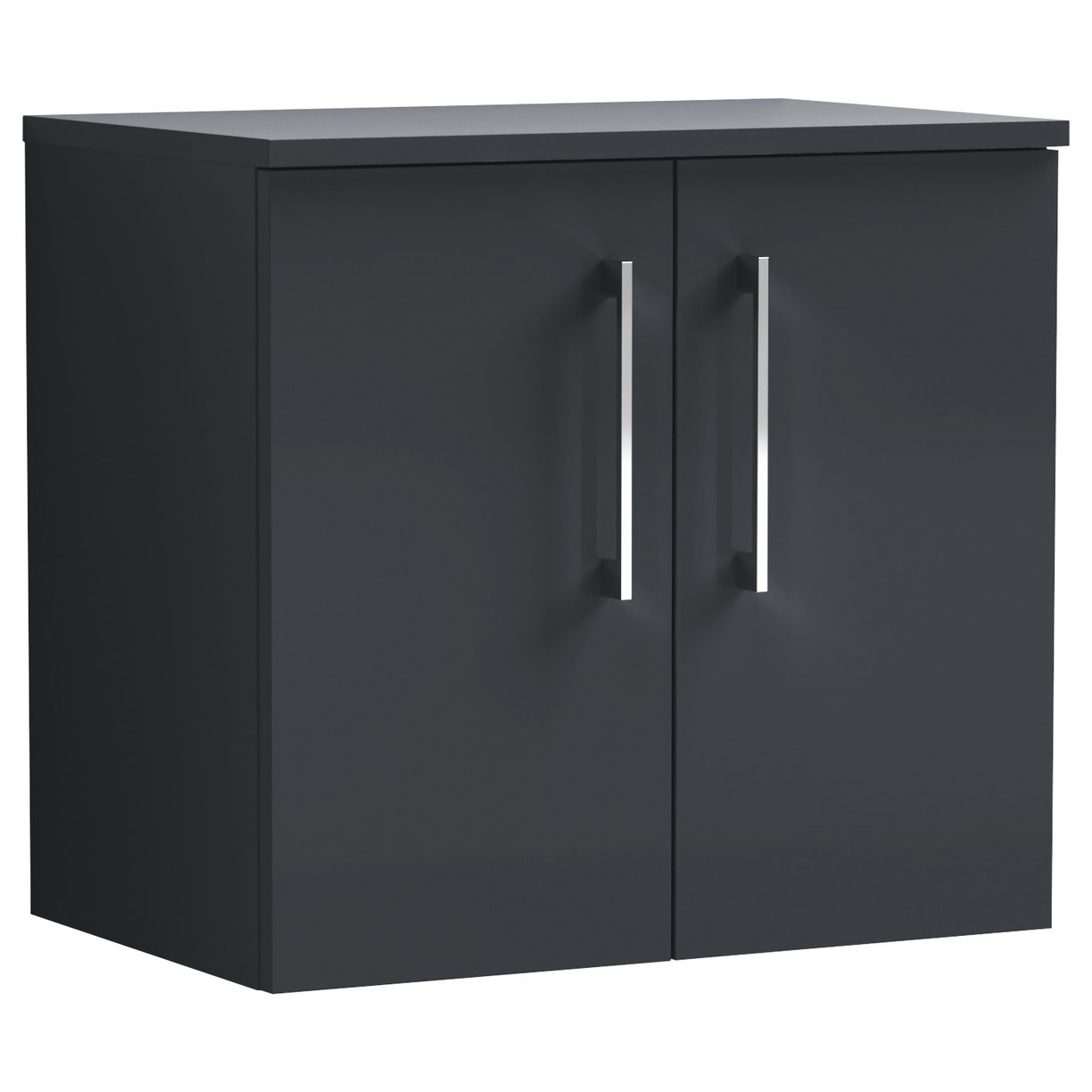 Arno 600mm Wall Hung 2-Door Vanity Unit & Worktop