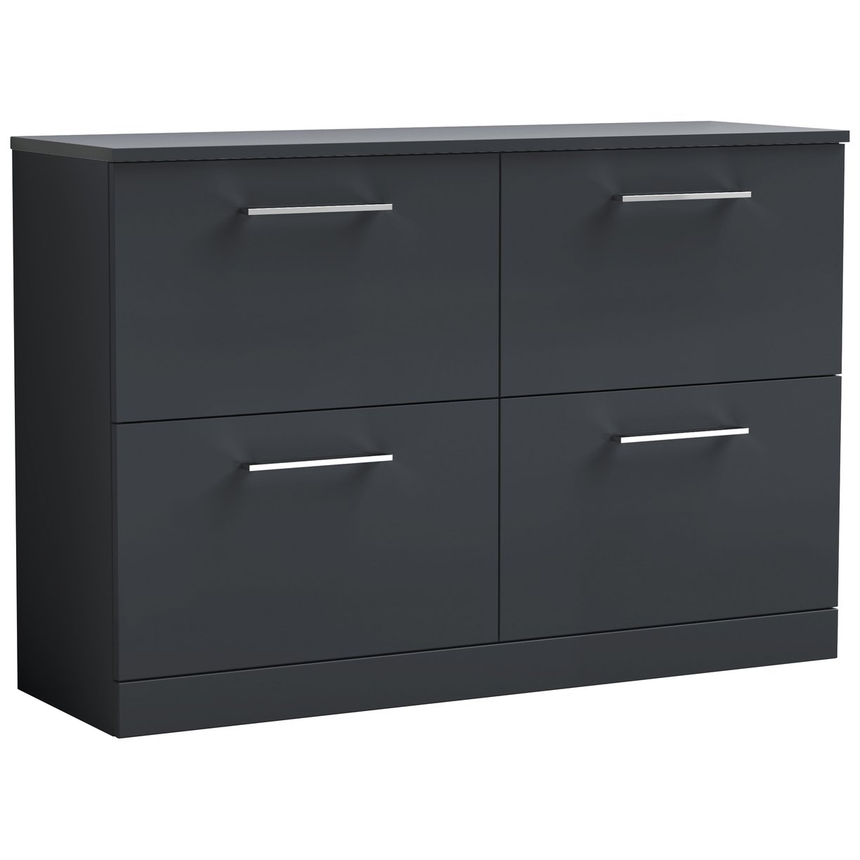 Arno 1200mm Floor Standing 4 Drawer Vanity Unit & Worktop