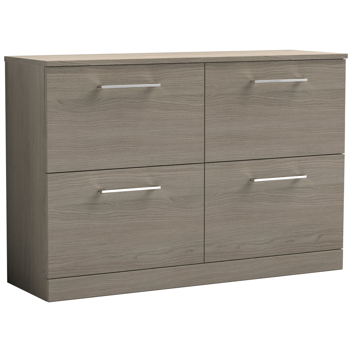 Arno 1200mm Floor Standing 4 Drawer Vanity Unit & Worktop