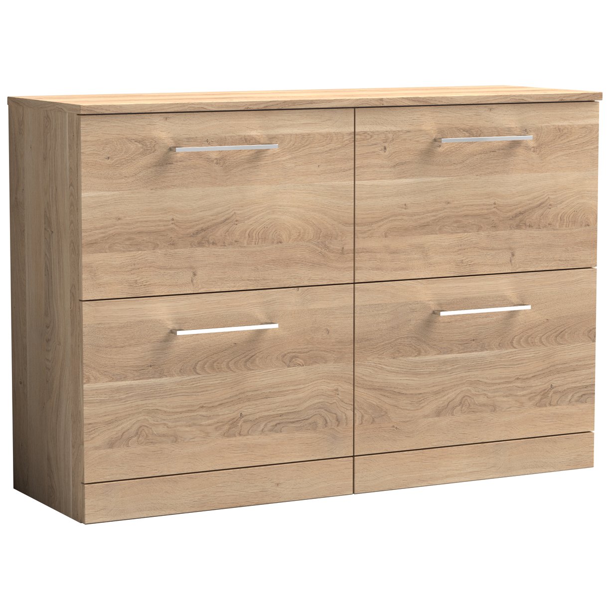 Arno 1200mm Floor Standing 4 Drawer Vanity Unit & Worktop