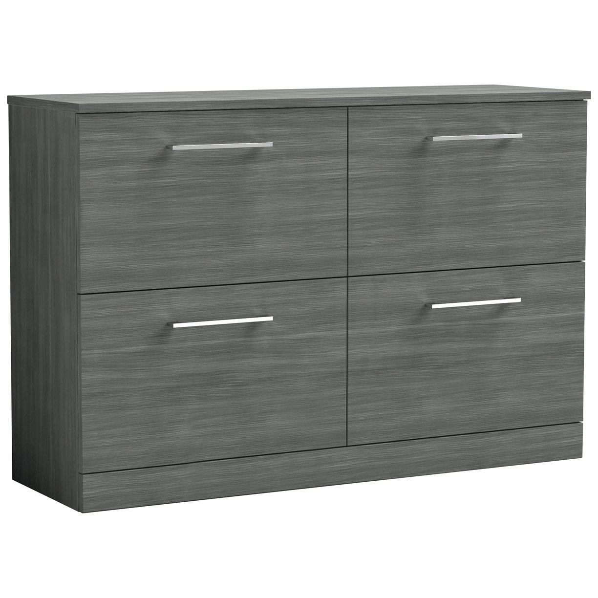 Arno 1200mm Floor Standing 4 Drawer Vanity Unit & Worktop
