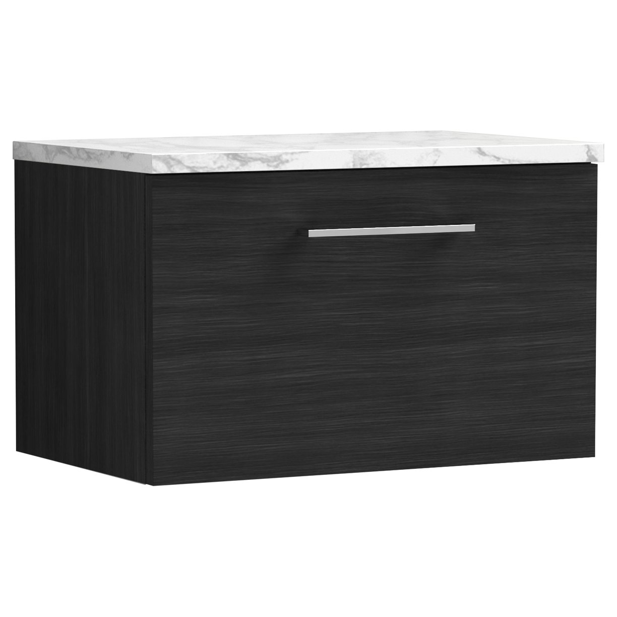 Arno 600mm Wall Hung 1-Drawer Vanity Unit & Laminate Worktop