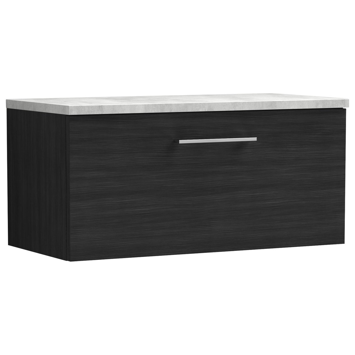 Arno 800mm Wall Hung 1-Drawer Vanity Unit & Laminate Worktop