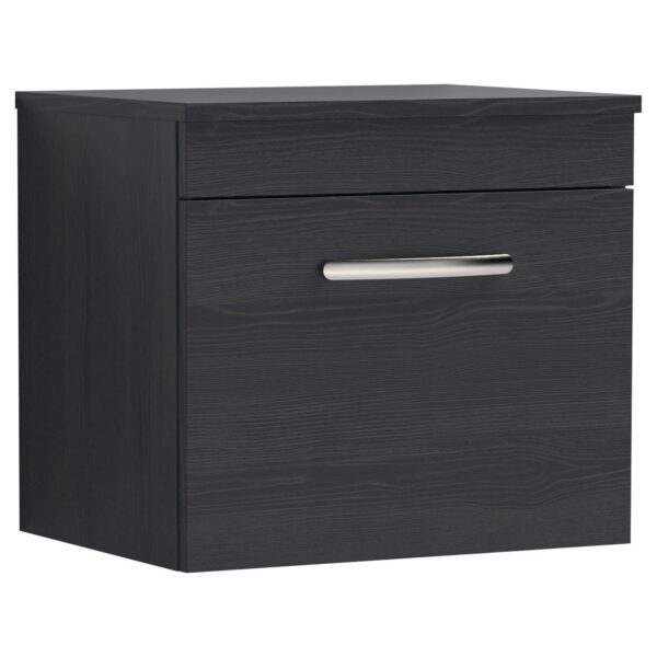 Athena 500mm Wall Hung 1-Drawer Vanity Unit & Worktop