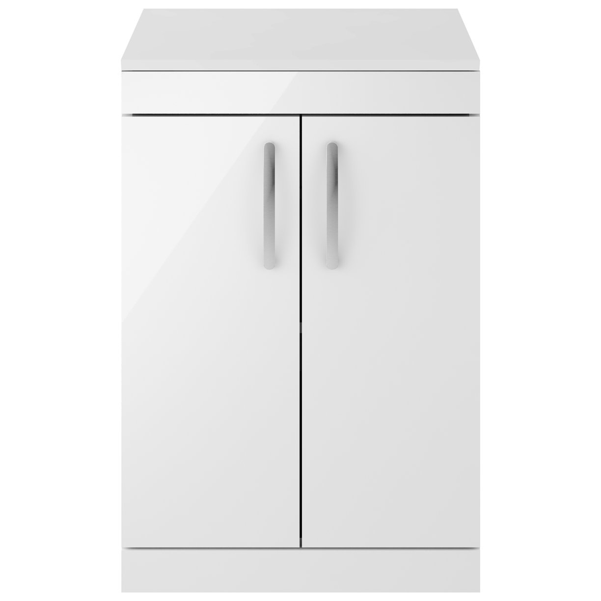 Athena 600mm Floor Standing 2-Door Vanity Unit & Worktop