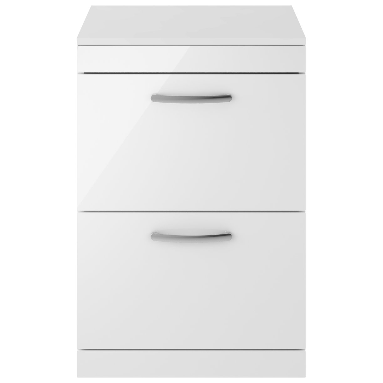 Athena 600mm Floor Standing 2-Drawer Vanity Unit & Worktop