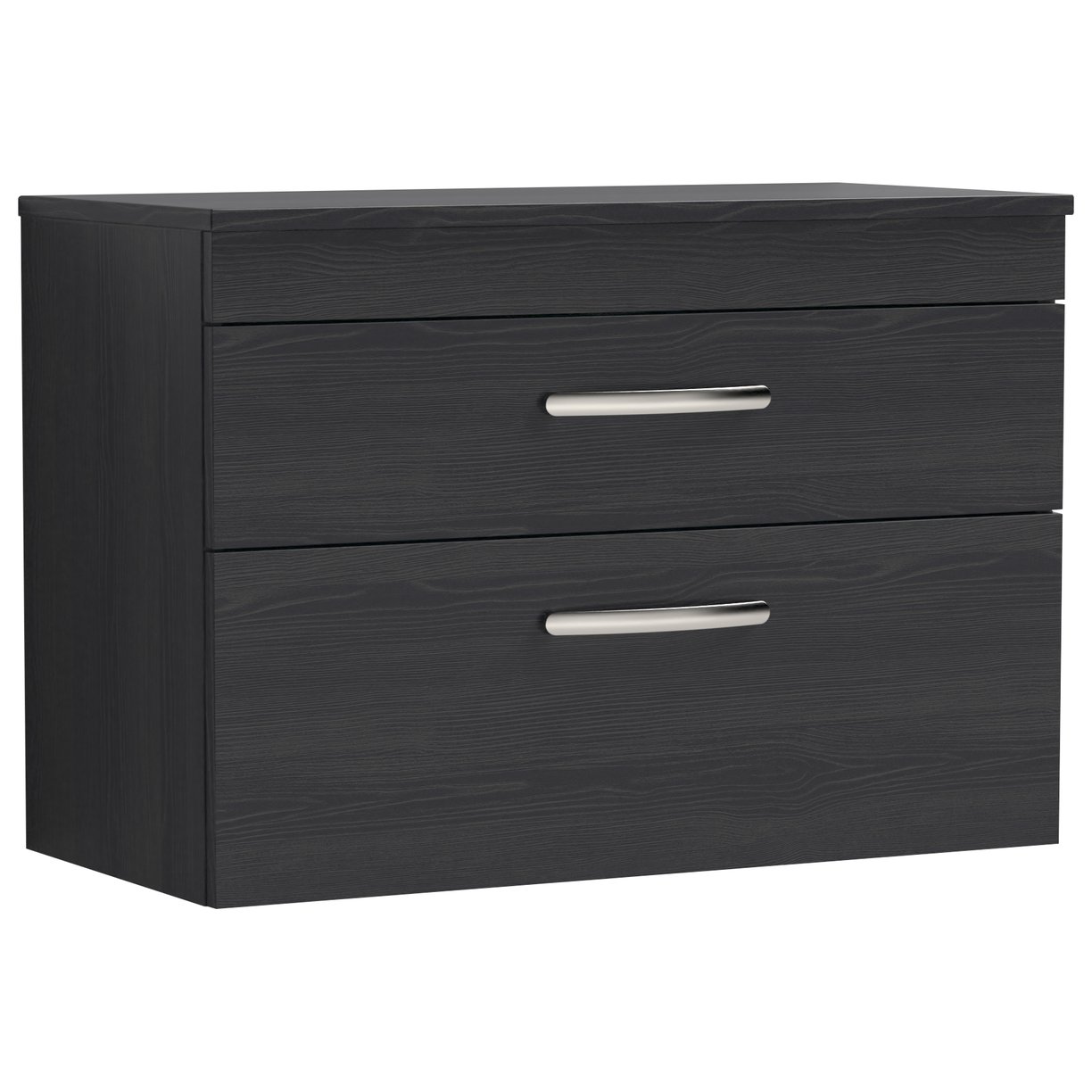 Athena 800mm Wall Hung 2-Drawer Vanity Vanity Unit & Worktop