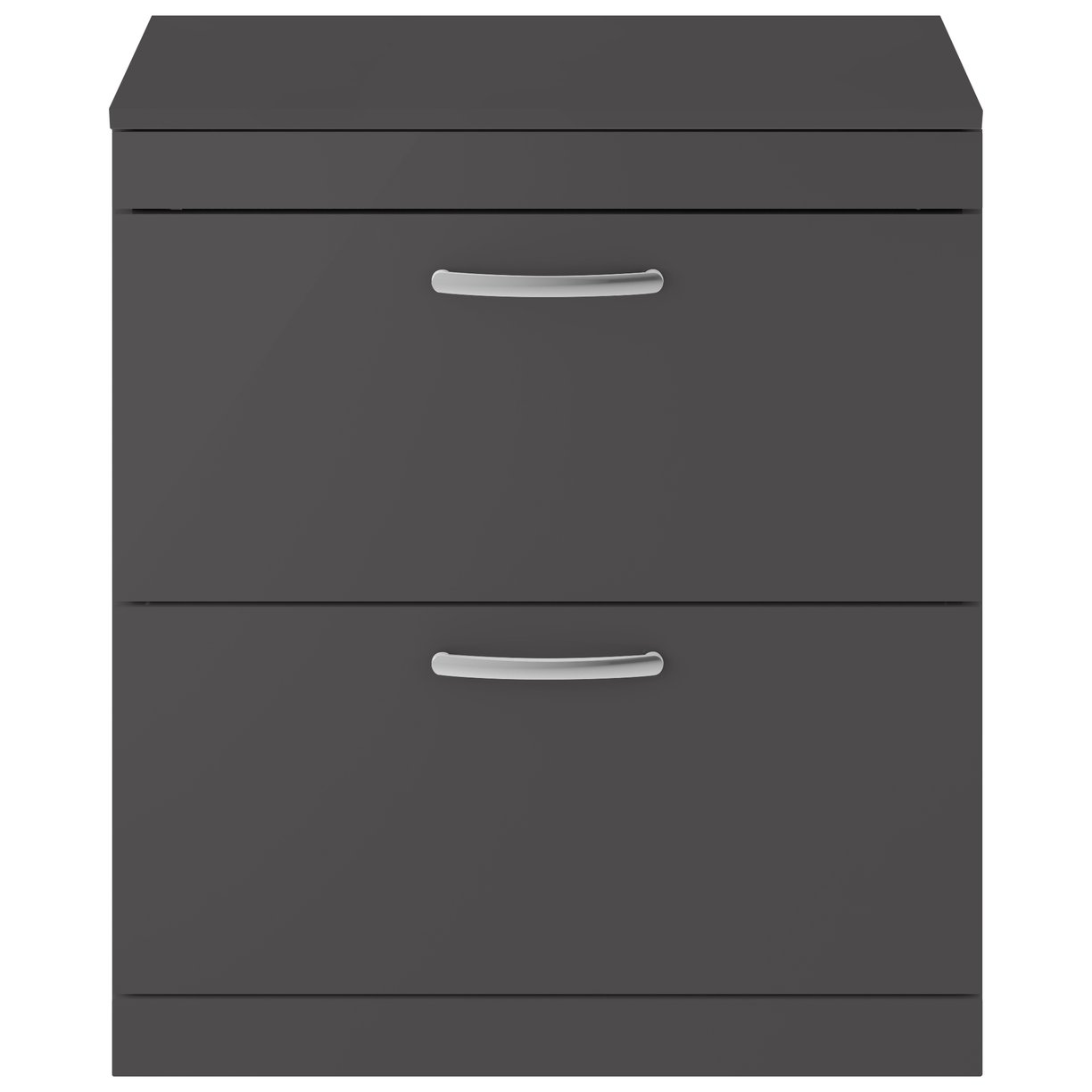 Athena 800mm Floor Standing 2-Drawer Vanity Unit & Worktop