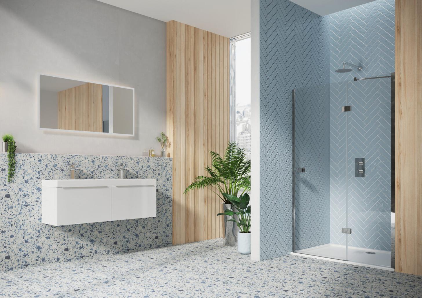 Athena Hinged Door & Side Panel 1200mm