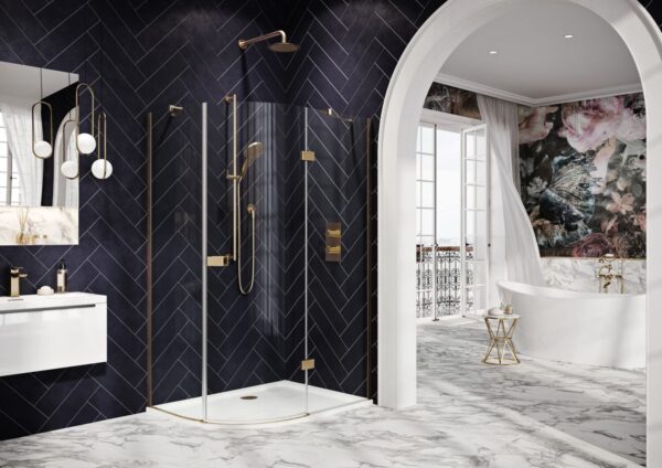 Athena Hinged Offset Quadrant 1200 x 900mm