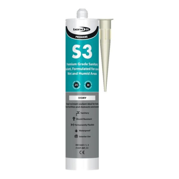 S3 Sanitary Acetoxy Silicone Sealant