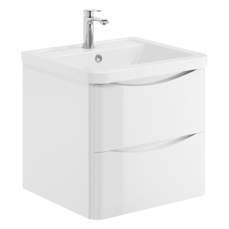 Bella 500 Wall Hung Vanity Unit & Basin