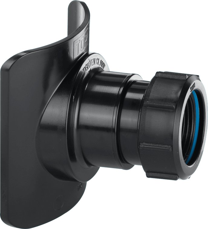 3" x 1¼" Black Boss Connector