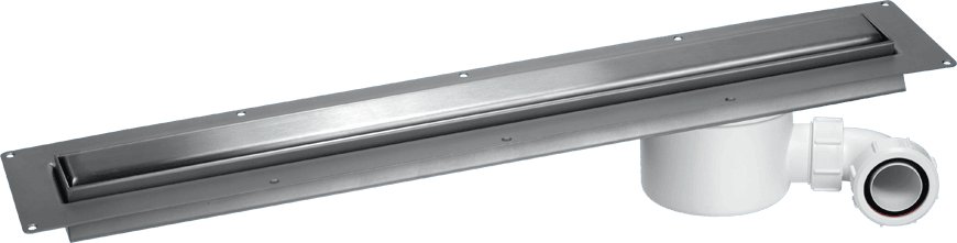 1200mm Slimline Channel Drain - Brushed