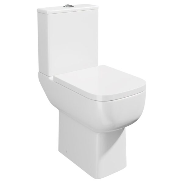 Choices Rimless Comfort Height WC Pan, Cistern & Soft Close Seat