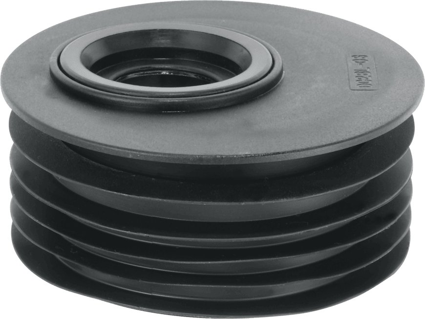 Drain Connector 110mm Offset - Black
