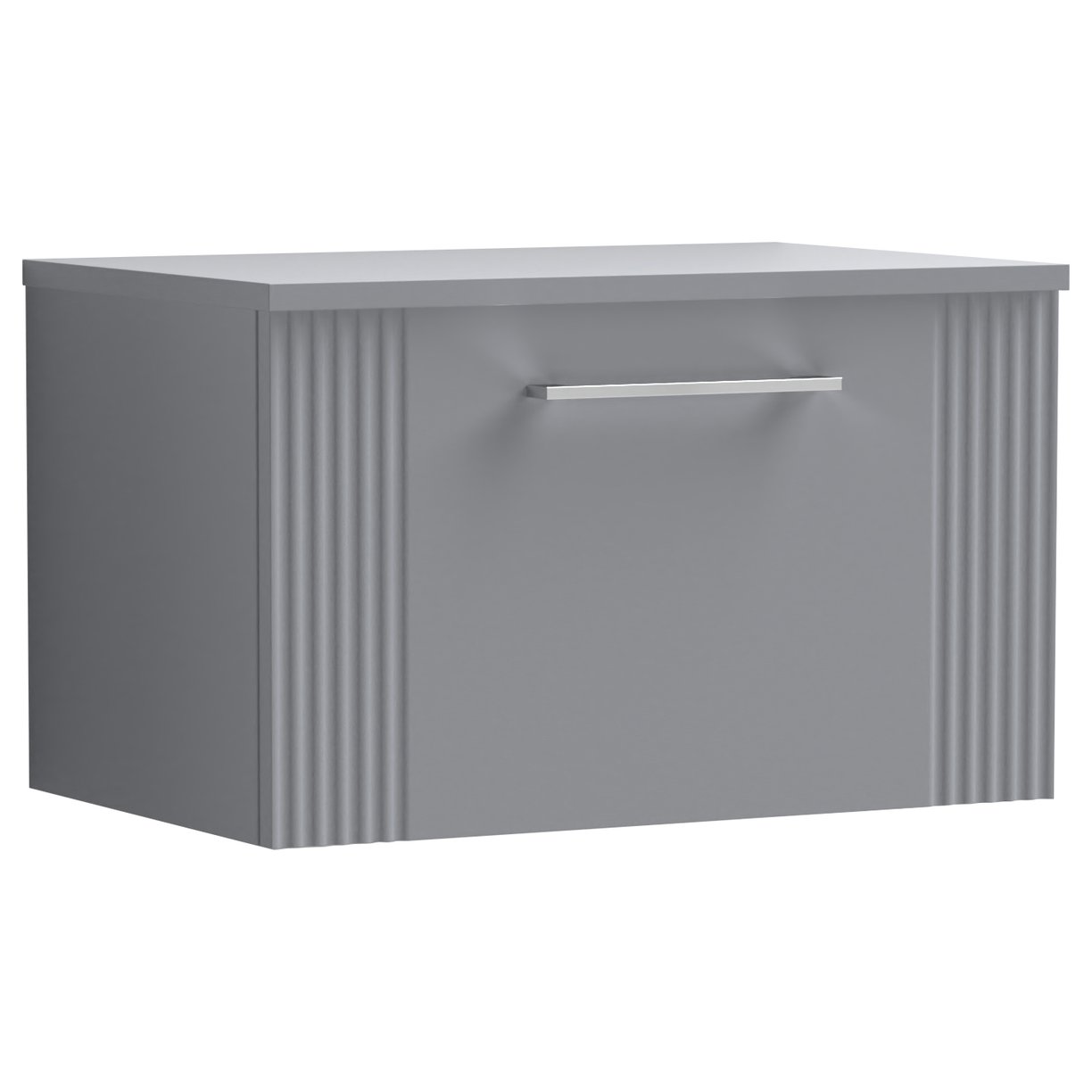 Deco 600mm Wall Hung 1-Drawer Vanity Unit & Worktop