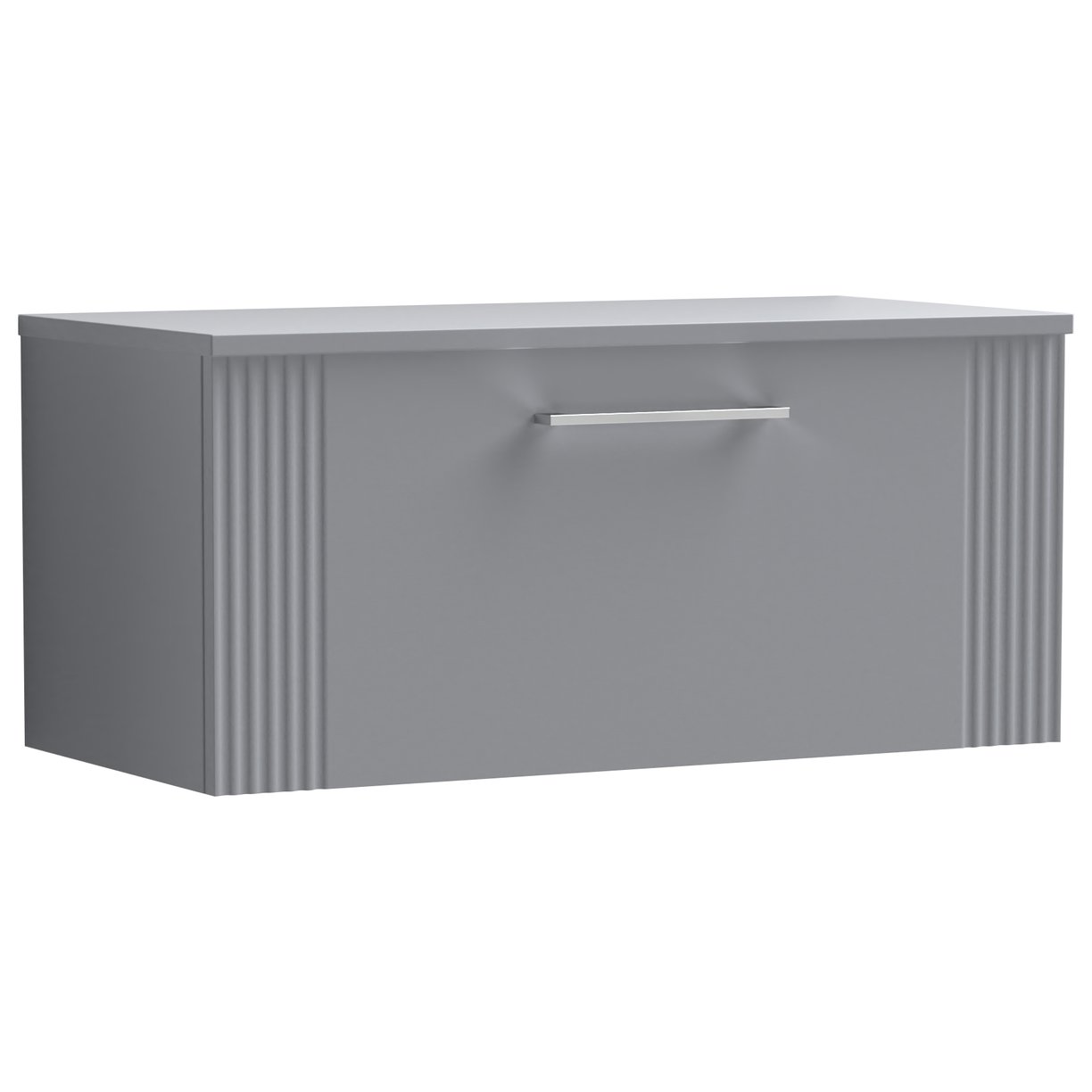 Deco 800mm Wall Hung 1-Drawer Vanity Unit & Worktop