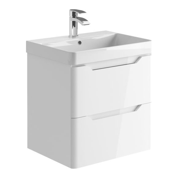 Ella 600 Wall Hung Vanity Unit & Basin