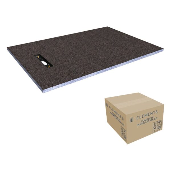 Elements Level Access Kit Linear 300 Drain 1400 x 900 End (Includes Full Installation Kit)