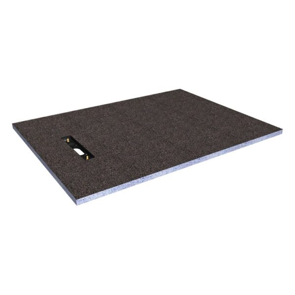 Rectangular Standard Shower Tray With Linear 300 (End Drain) - 1400 x 900 x 40mm