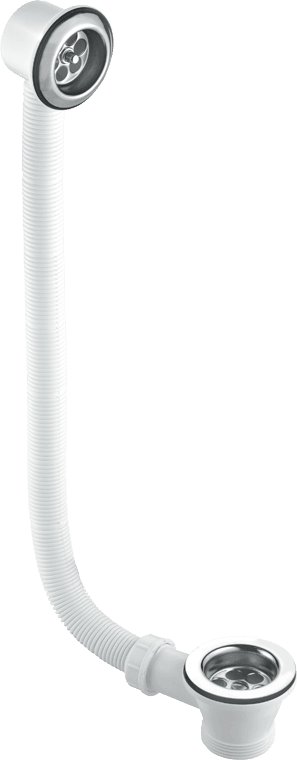 1½" Bath Combined Waste & Overflow Stainless Steel Grating