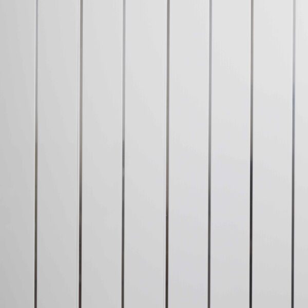 8mm White Two Silver Strip Gloss Ceiling Panels - 2.7m x 250mm (Pack of 4)