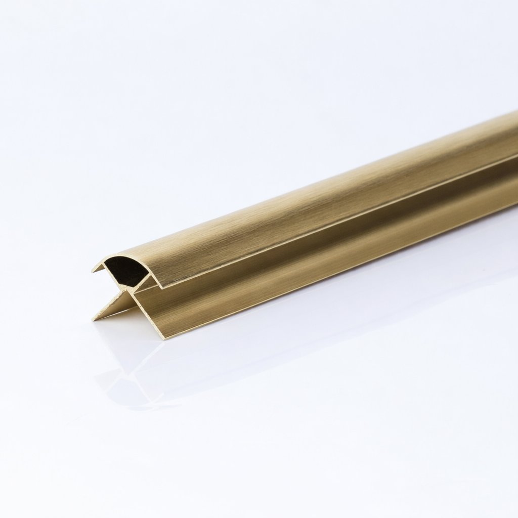 10mm Aluminium External Corner Trim - 2.4m
