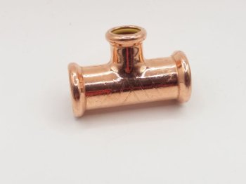 Trade Giant 28 x 28 x 22mm Press Fit Gas Reducing Tee