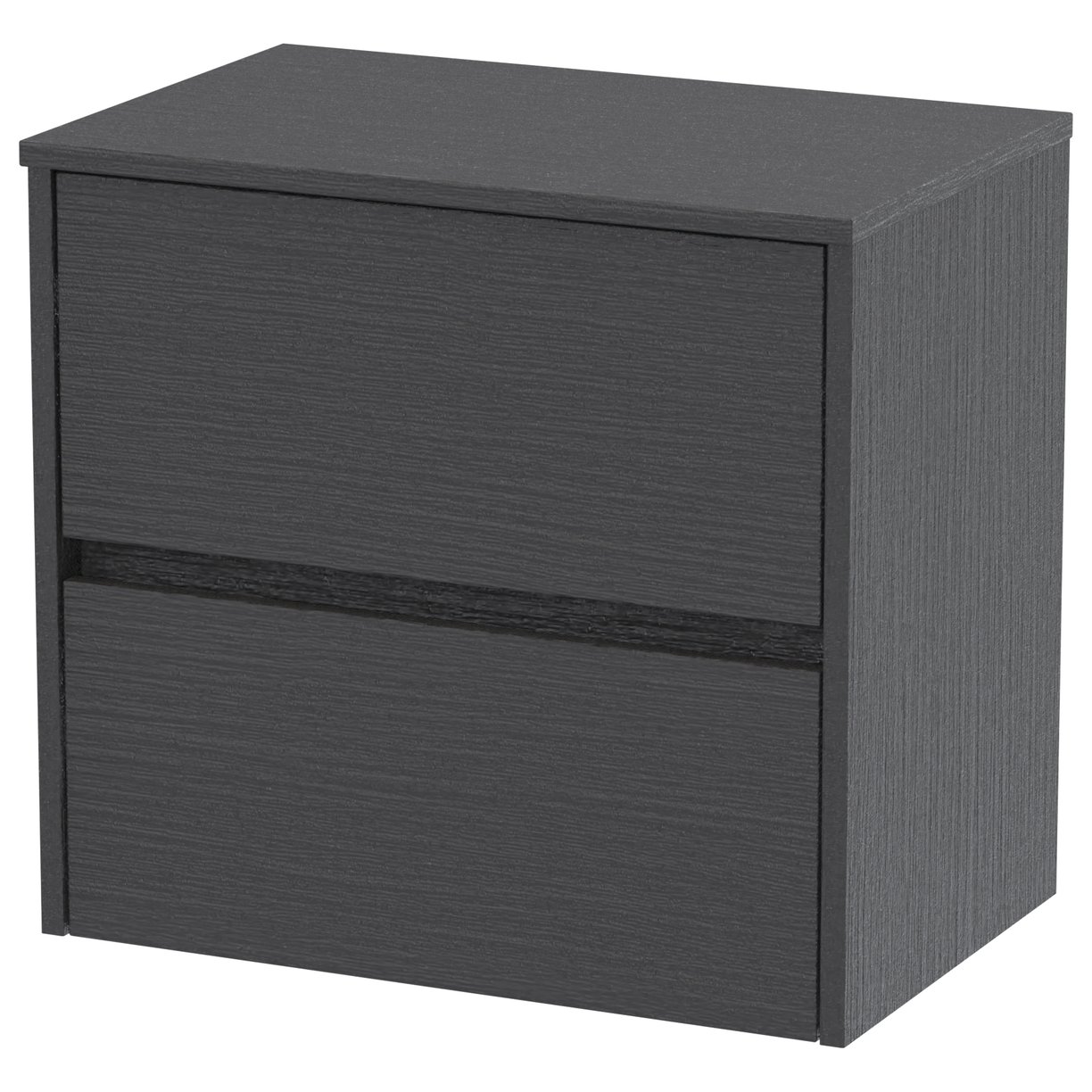 Havana 600mm Wall Hung 2-Drawer Vanity Unit & WorkTop