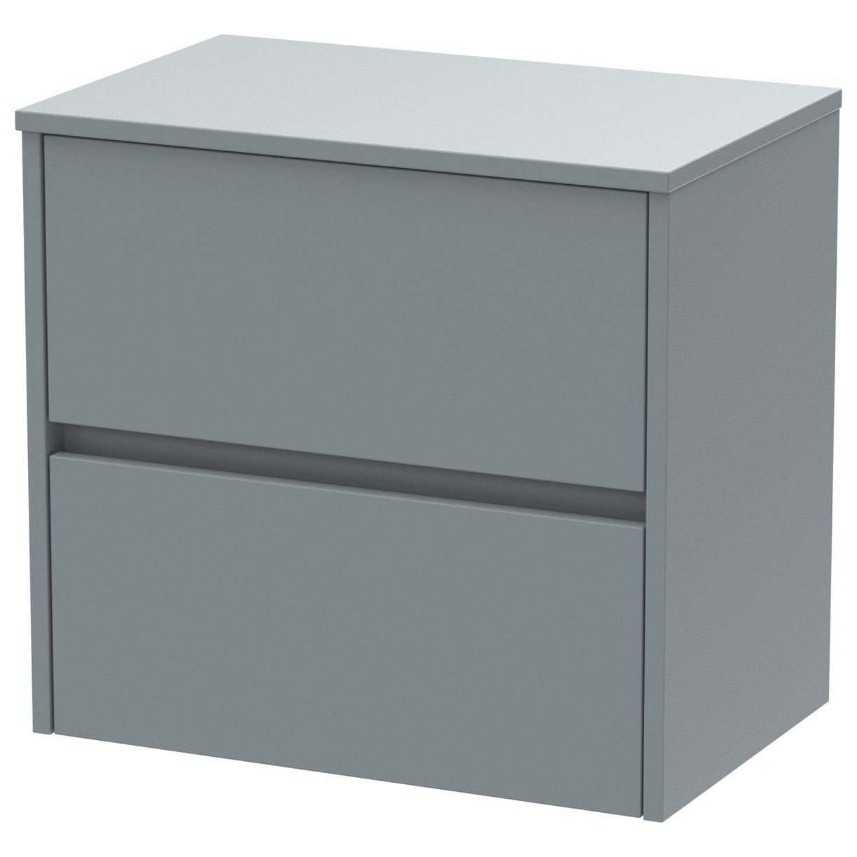 Havana 600mm Wall Hung 2-Drawer Vanity Unit & Worktop
