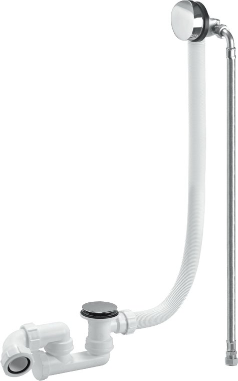 Bath Filler & Overflow (Clicker) 1m