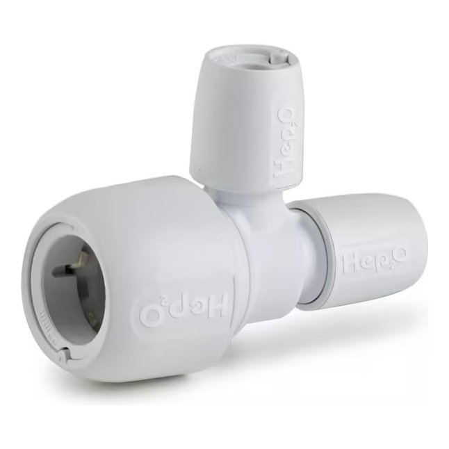 Hep2O Branch & End Reduced Tee 22 x 10 x 10mm