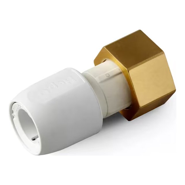 Hep2O Straight Tap Connector 22mm x ¾"