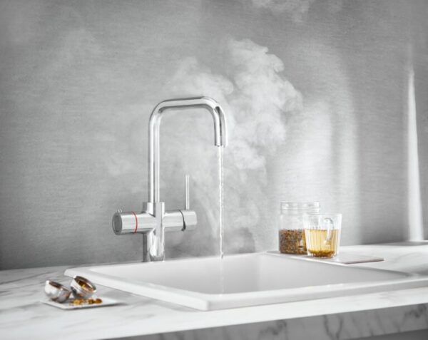 3-in1 Boiling Water Tap Square Spout