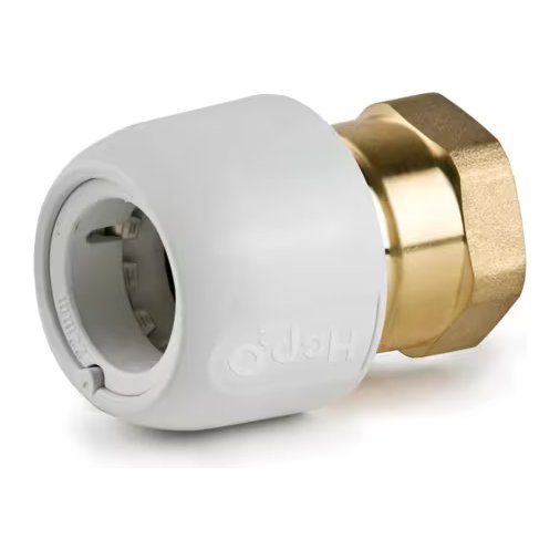 Hep2O Brass Adapter 22mm x ¾"