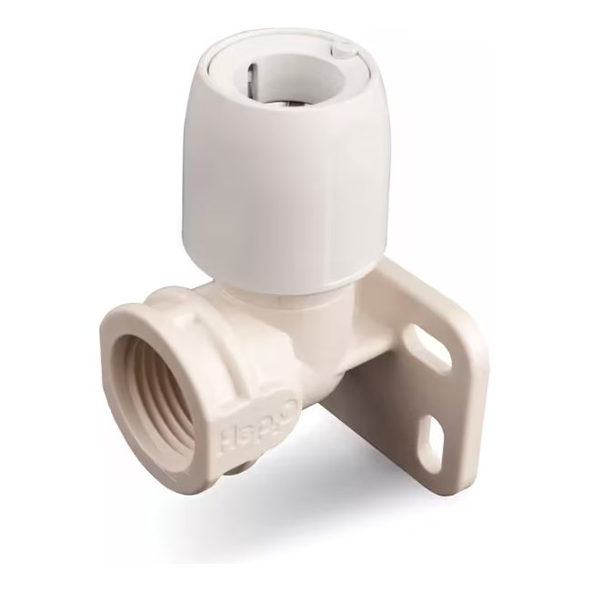 Hep2O Wall Plate Elbow 15mm x ½"